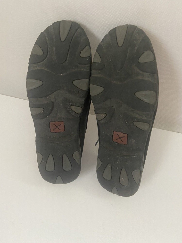 Ladies Twisted X Blackfish Mocs Black Loafer Leather Western Size 8.5M - Picture 8 of 8